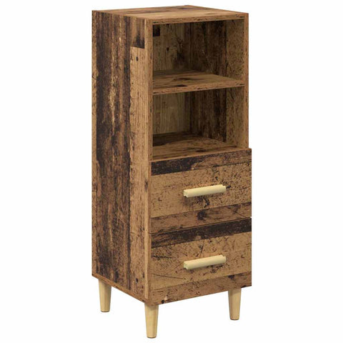 vidaXL Sideboard Old wood 34 x 34.5 x 90 cm Engineered wood