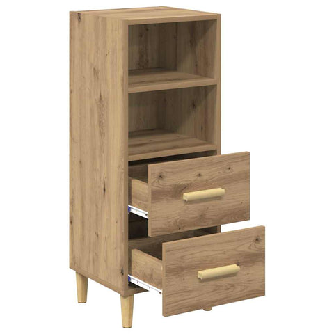 vidaXL Sideboard Artisan oak 34 x 34.5 x 90 cm Engineered wood