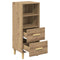 vidaXL Sideboard Artisan oak 34 x 34.5 x 90 cm Engineered wood