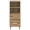 vidaXL Sideboard Artisan oak 34 x 34.5 x 90 cm Engineered wood
