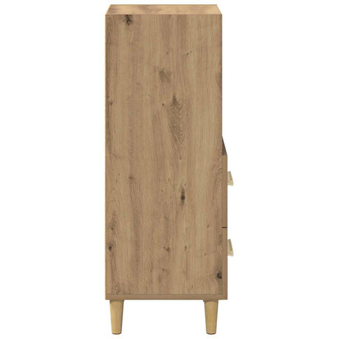 vidaXL Sideboard Artisan oak 34 x 34.5 x 90 cm Engineered wood