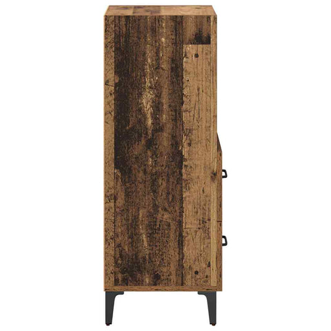 vidaXL Sideboard Old wood 34 x 34.5 x 90 cm Engineered wood