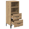 vidaXL Sideboard Artisan oak 34 x 34.5 x 90 cm Engineered wood
