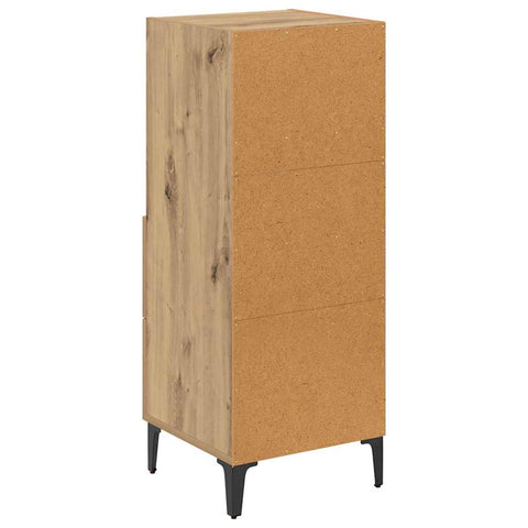 vidaXL Sideboard Artisan oak 34 x 34.5 x 90 cm Engineered wood