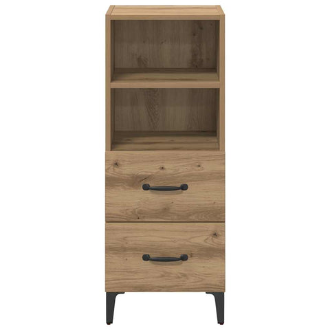 vidaXL Sideboard Artisan oak 34 x 34.5 x 90 cm Engineered wood