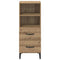 vidaXL Sideboard Artisan oak 34 x 34.5 x 90 cm Engineered wood