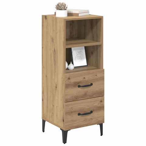 vidaXL Sideboard Artisan oak 34 x 34.5 x 90 cm Engineered wood
