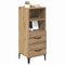 vidaXL Sideboard Artisan oak 34 x 34.5 x 90 cm Engineered wood