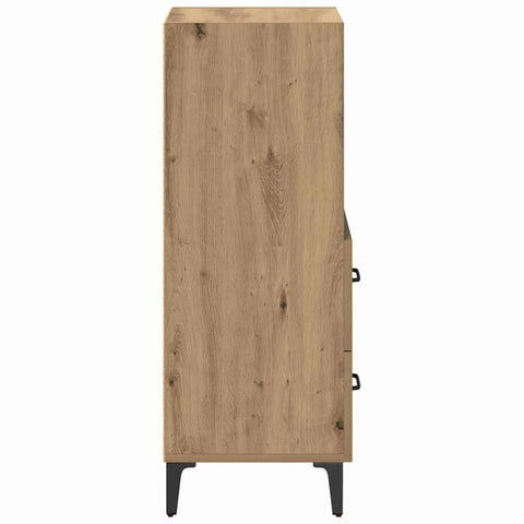 vidaXL Sideboard Artisan oak 34 x 34.5 x 90 cm Engineered wood