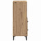 vidaXL Sideboard Artisan oak 34 x 34.5 x 90 cm Engineered wood