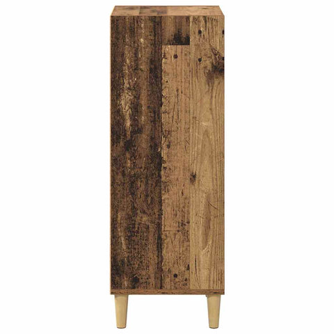 vidaXL Sideboard Old wood 32.5 x 34.5 x 90 cm Engineered wood