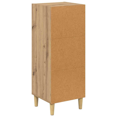 vidaXL Sideboard Artisan oak 32.5 x 34.5 x 90 cm Engineered wood