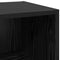 vidaXL Sideboard Black oak 32.5 x 34.5 x 90 cm Engineered wood