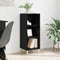 vidaXL Sideboard Black oak 32.5 x 34.5 x 90 cm Engineered wood