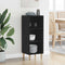 vidaXL Sideboard Black oak 32.5 x 34.5 x 90 cm Engineered wood
