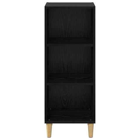 vidaXL Sideboard Black oak 32.5 x 34.5 x 90 cm Engineered wood