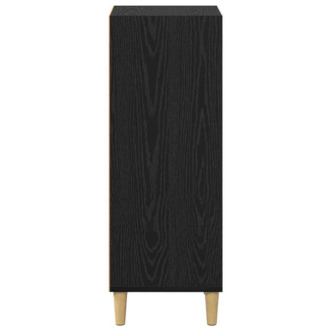 vidaXL Sideboard Black oak 32.5 x 34.5 x 90 cm Engineered wood