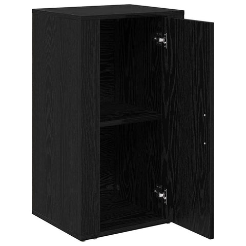 vidaXL Sideboard Black oak 40 x 33 x 70 cm Engineered wood