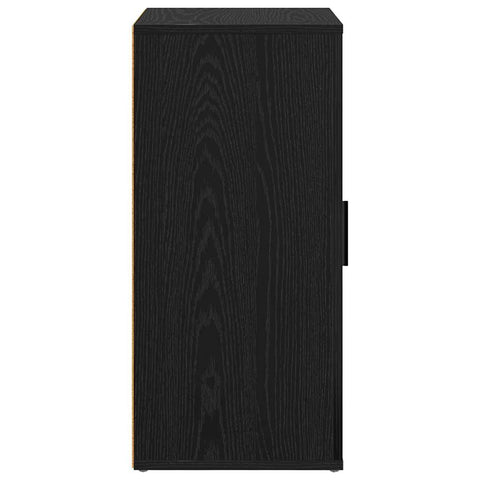 vidaXL Sideboard Black oak 40 x 33 x 70 cm Engineered wood