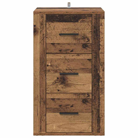 vidaXL Sideboard with Drawer Old wood 40 x 33 x 70 cm Engineered wood