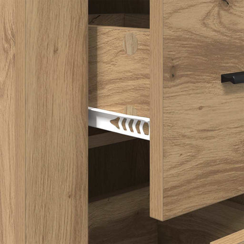 vidaXL Sideboard Artisan oak 40 x 33 x 70 cm Engineered wood