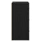 vidaXL Sideboard with Drawer Black oak 40 x 33 x 70 cm Engineered wood