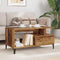 vidaXL Coffee Table Old wood 90 x 49 x 45 cm Engineered wood