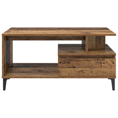 vidaXL Coffee Table Old wood 90 x 49 x 45 cm Engineered wood