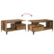 vidaXL Coffee Table Old wood 90 x 49 x 45 cm Engineered wood