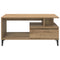 vidaXL Coffee Table Artisan oak 90 x 49 x 45 cm Engineered wood