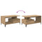 vidaXL Coffee Table Artisan oak 90 x 49 x 45 cm Engineered wood