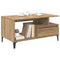 vidaXL Coffee Table Artisan oak 90 x 49 x 45 cm Engineered wood