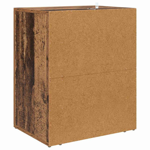 vidaXL Bedside Cabinet Old wood 50 x 36 x 60 cm Engineered wood