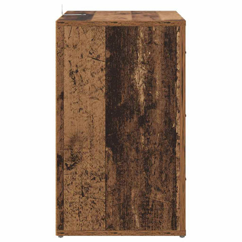 vidaXL Bedside Cabinet Old wood 50 x 36 x 60 cm Engineered wood