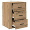 vidaXL Bedside Cabinet Artisan oak 50 x 36 x 60 cm Engineered wood