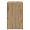 vidaXL Bedside Cabinet Artisan oak 50 x 36 x 60 cm Engineered wood