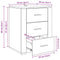 vidaXL Bedside Cabinet Artisan oak 50 x 36 x 60 cm Engineered wood