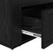 vidaXL Bedside Cabinet Black oak 50 x 36 x 60 cm Engineered wood