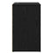 vidaXL Bedside Cabinet Black oak 50 x 36 x 60 cm Engineered wood
