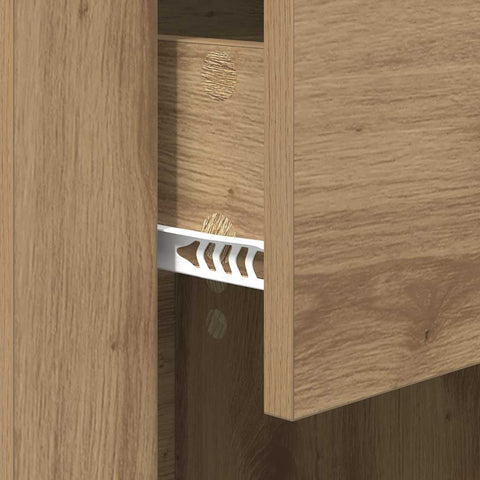vidaXL Bedside Cabinet Artisan oak 50 x 36 x 60 cm Engineered wood