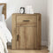vidaXL Bedside Cabinet Artisan oak 50 x 36 x 60 cm Engineered wood