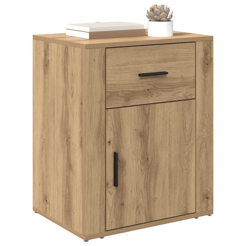 vidaXL Bedside Cabinet Artisan oak 50 x 36 x 60 cm Engineered wood
