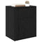vidaXL Bedside Cabinet Black oak 50 x 36 x 60 cm Engineered wood