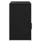 vidaXL Bedside Cabinet Black oak 50 x 36 x 60 cm Engineered wood