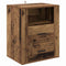 vidaXL Bedside Cabinet Old wood 50 x 36 x 60 cm Engineered wood