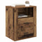 vidaXL Bedside Cabinet Old wood 50 x 36 x 60 cm Engineered wood