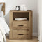 vidaXL Bedside Cabinet Artisan oak 50 x 36 x 60 cm Engineered wood