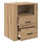 vidaXL Bedside Cabinet Artisan oak 50 x 36 x 60 cm Engineered wood