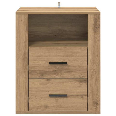 vidaXL Bedside Cabinet Artisan oak 50 x 36 x 60 cm Engineered wood