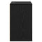 vidaXL Bedside Cabinet Black oak 50 x 36 x 60 cm Engineered wood